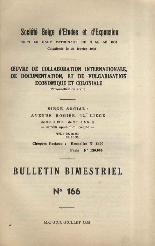 Société Belge d'Etudes et d'Expansion. Constituée le 24 février 1902. …