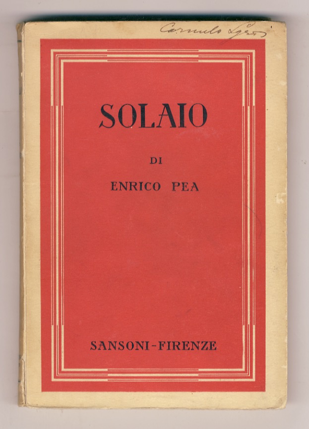 Solaio. (Storie di noi viventi).