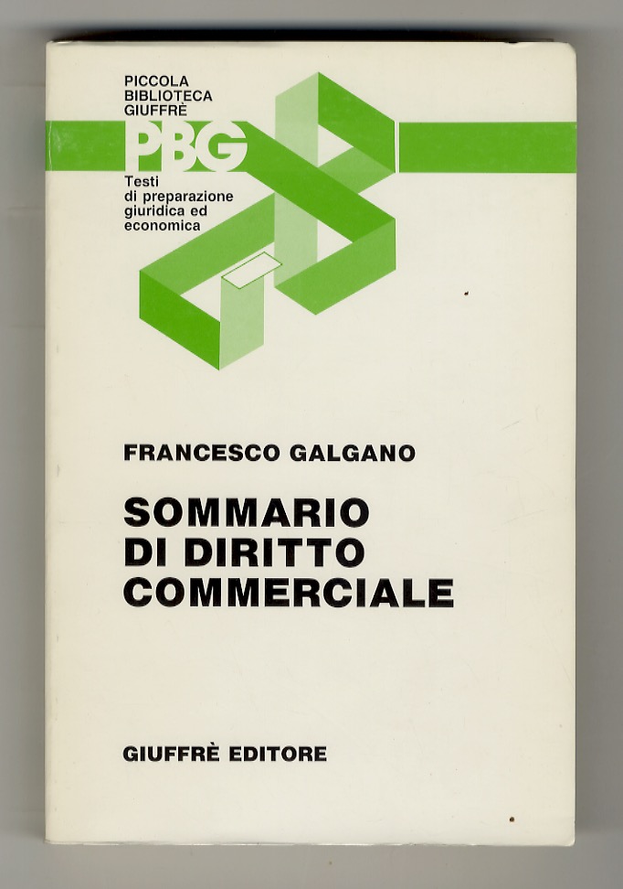Sommario di diritto commerciale.