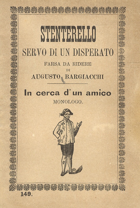 Stenterello servo di un disperato. Farsa da ridere di Augusto …