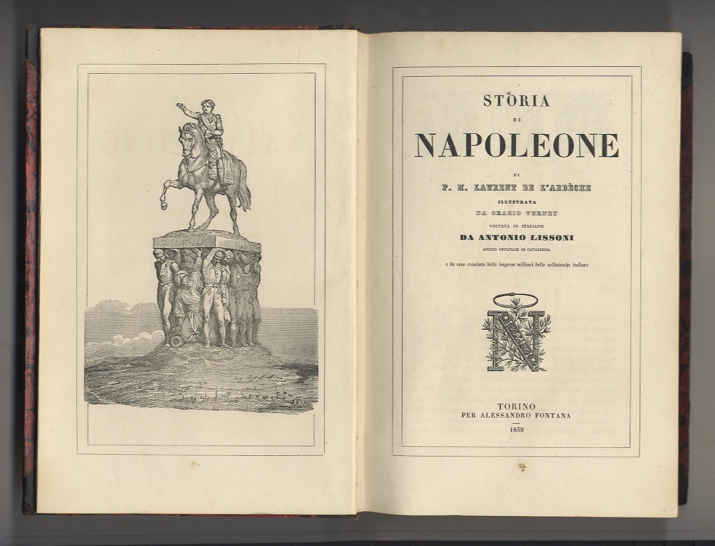 Storia di Napoleone. Illustrata da Orazio Vernet. Voltata in italiano …