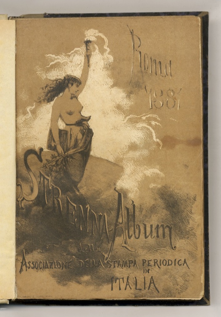 STRENNA-ALBUM della Associazione della Stampa Periodica in Italia. (1881).