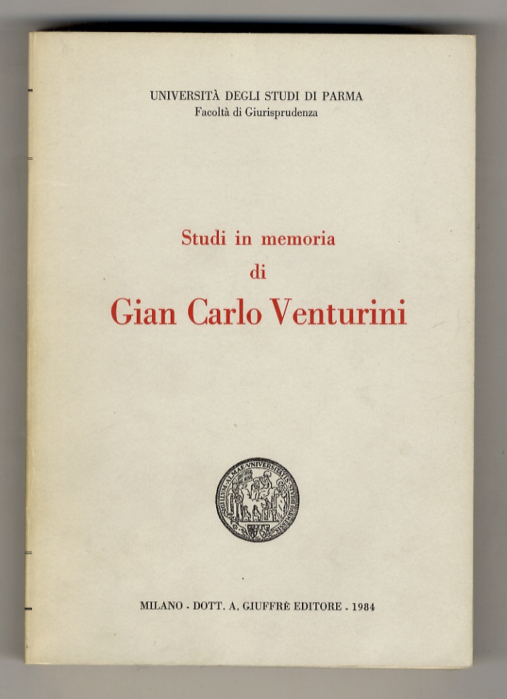 STUDI in memoria di Gian Carlo Venturini.
