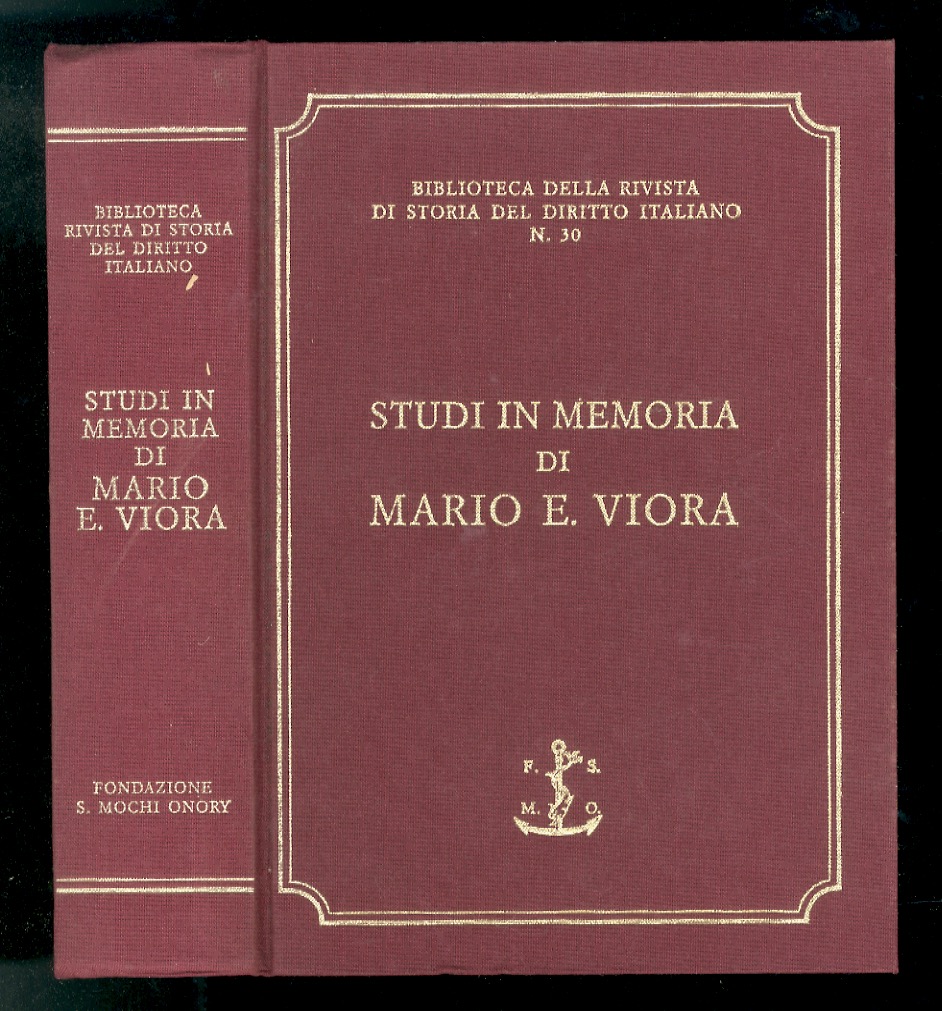 STUDI in memoria di Mario E. Viora.