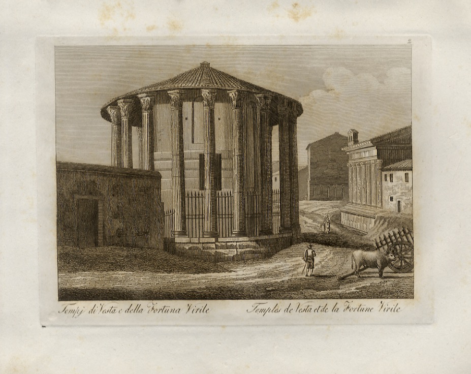 Tempi di Vesta e della Fortuna Virile / Temples de …