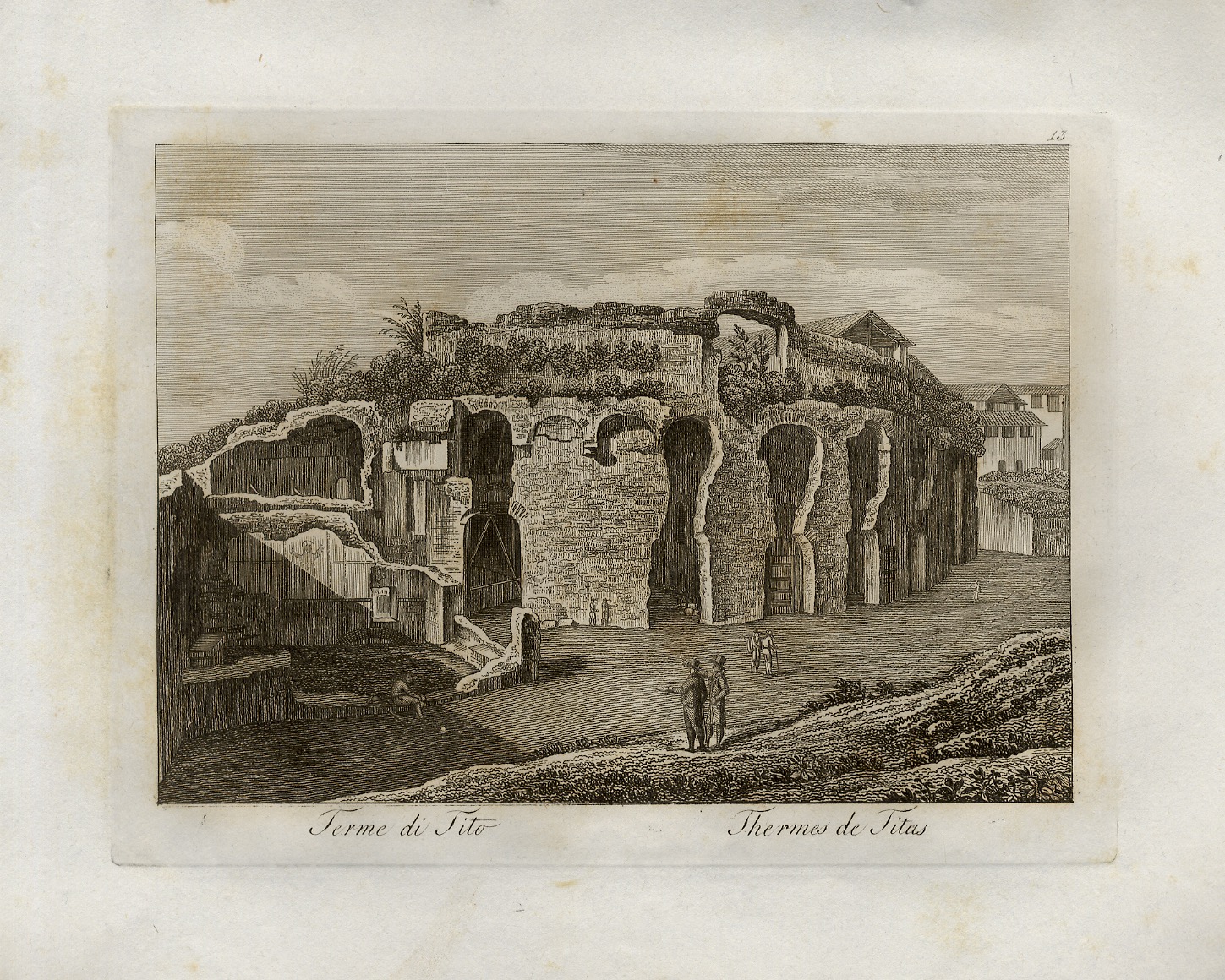Terme di Tito / Thermes de Titus.