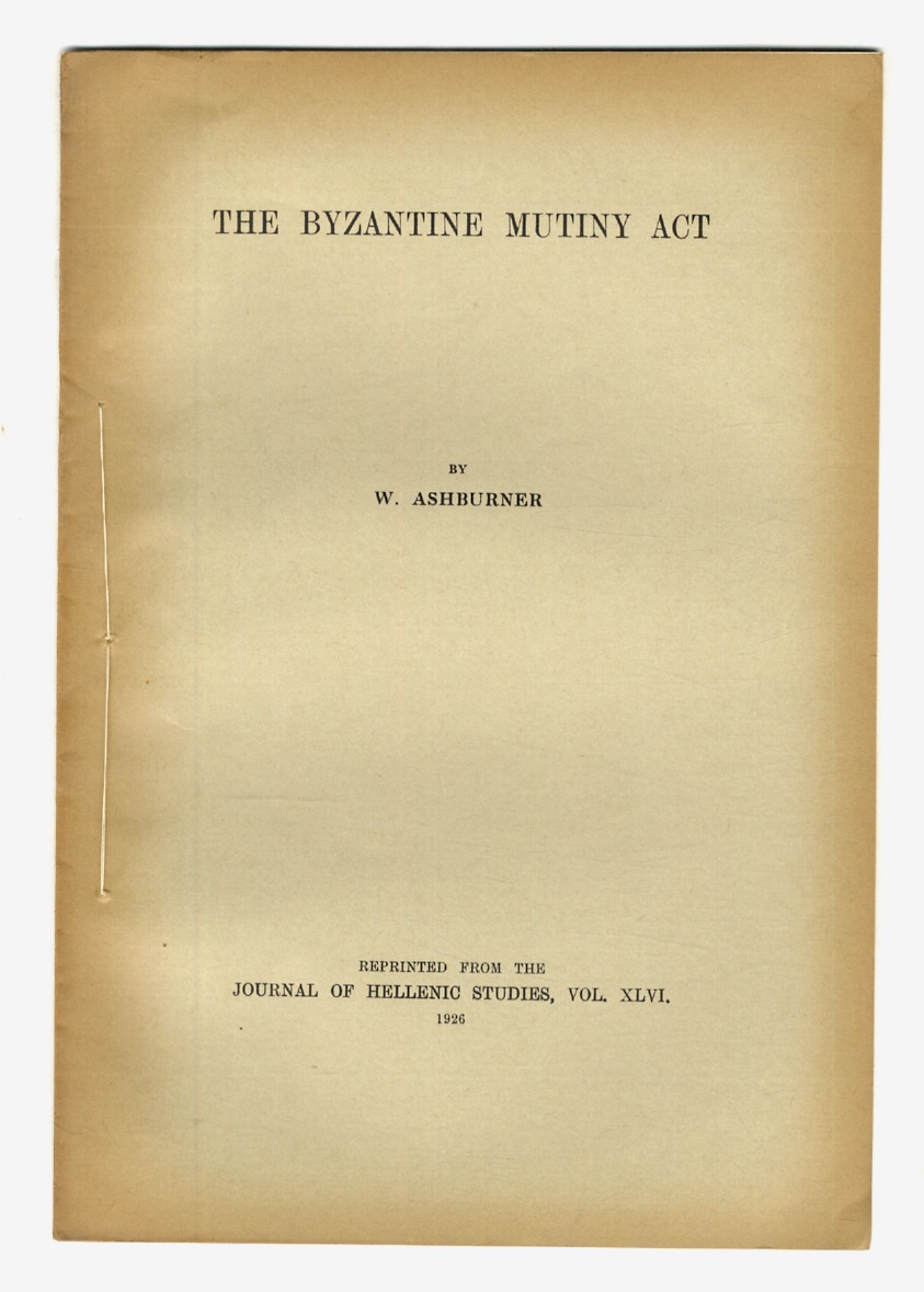 The Byzantine Mutiny act.
