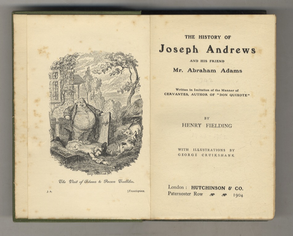 The History of Joseph Andrews and his Friend Mr. Abraham …