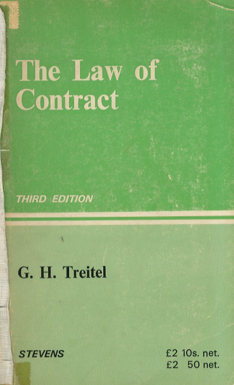 The Law of Contract. Third Edition.