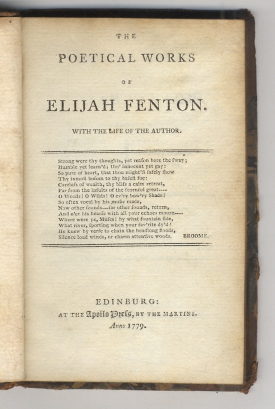 The Poetical Works. Containing his Miscellanies, Epistles, Odes, Tales, Translations, …