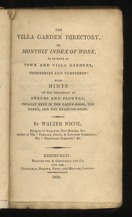 The Villa Garden Directory; or monthly index of work to …