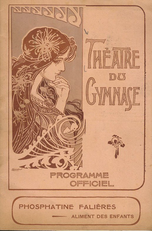 THEATRE du Gymnase. Programme officiel.
