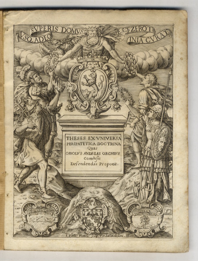 Theses ex universa peripatetica doctrina quas Carlous Andreas Orchius comensis …