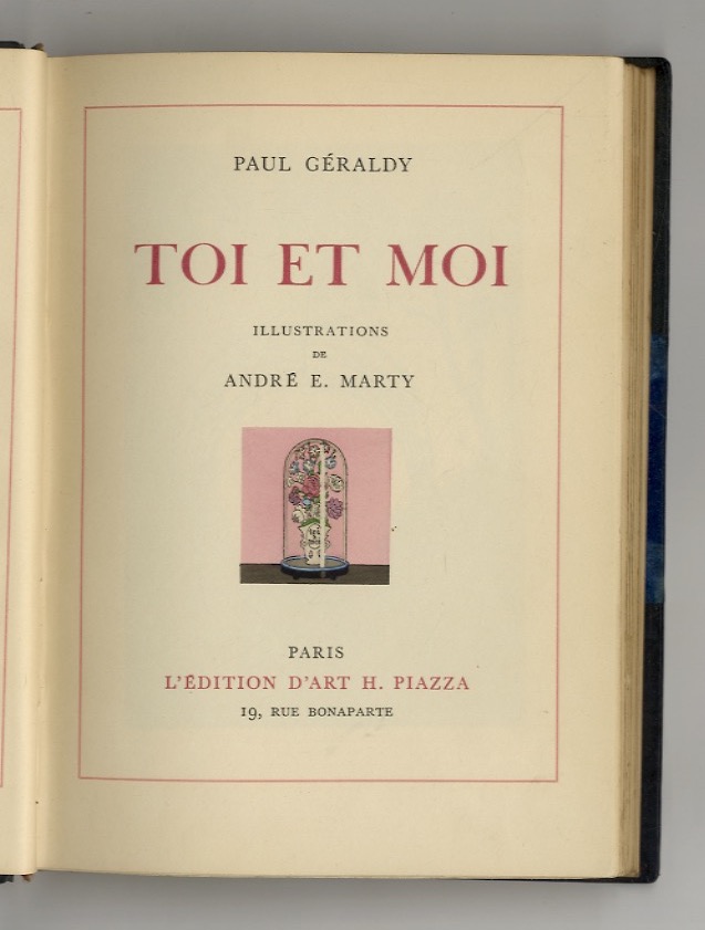 Toi et Moi. Illustrations de André E. Marty.