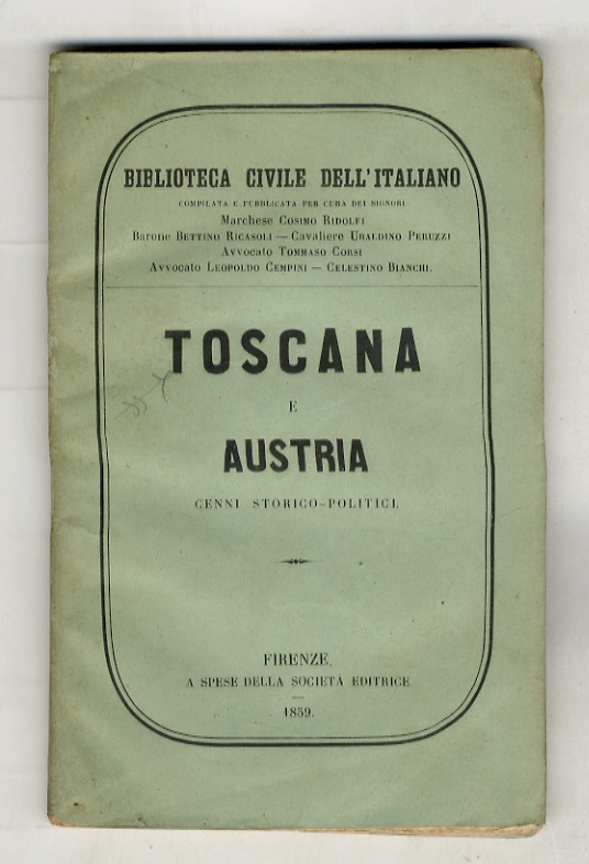 Toscana e Austria. Cenni storico-politici.
