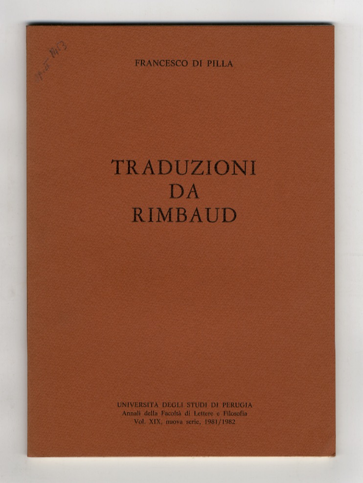 Traduzioni da Rimbaud.