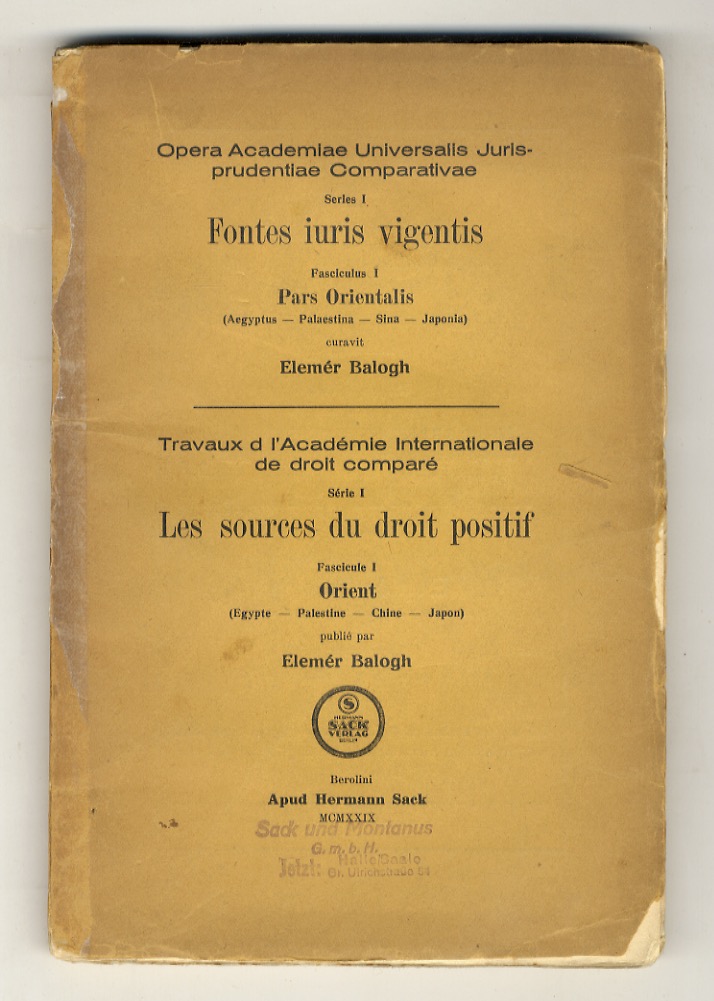 Travaux de l'Académie Internationale de droit comparé. Série I: Les …