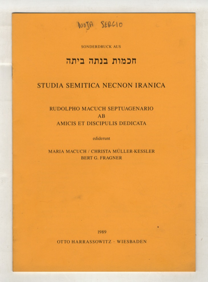 Uber die älteste arabische Inschrift, die vor kurzem entdeckt wurde.