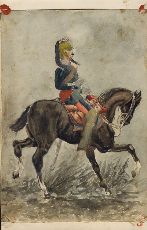 UFFICIALE di cavalleria leggera.