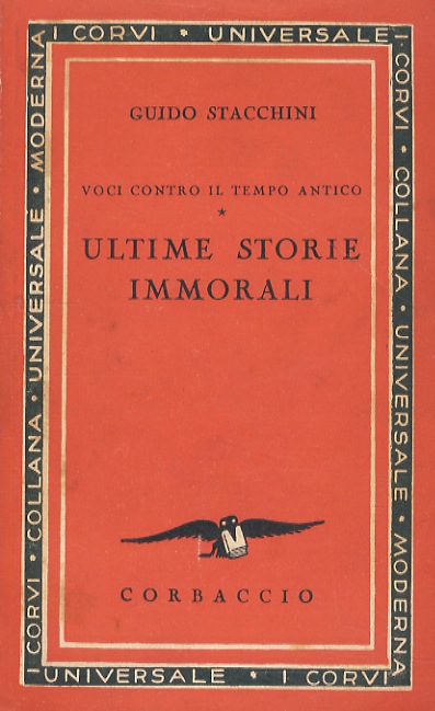 Ultime storie immorali. XII edizione.