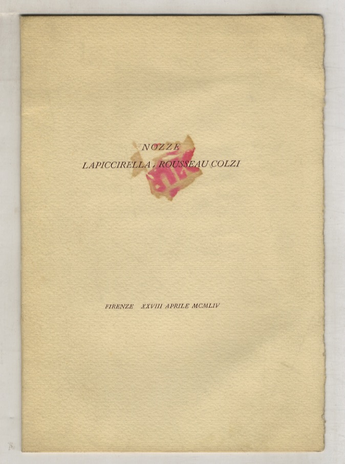 Un vecchio sonetto sulla felicità della vita.