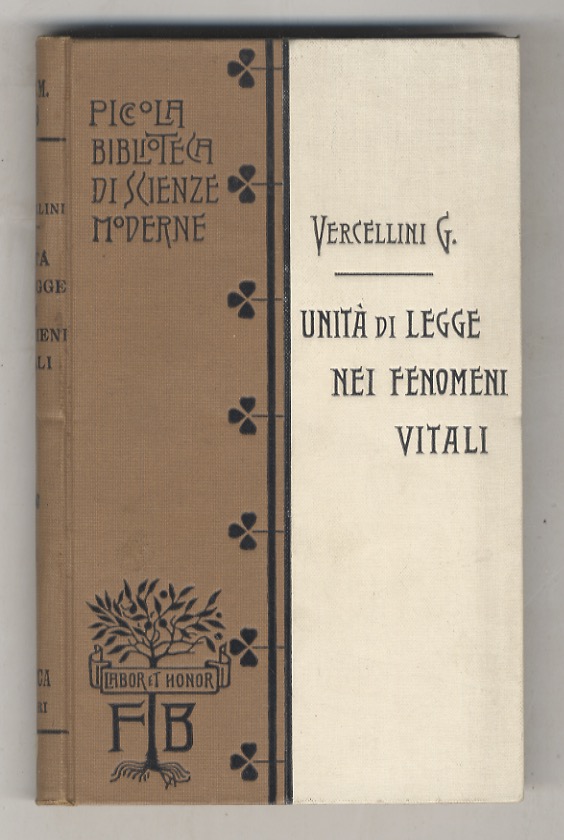 Unità di legge nei fenomeni vitali.