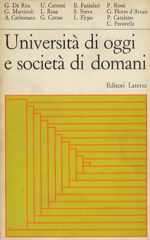 Università di oggi e società di domani.