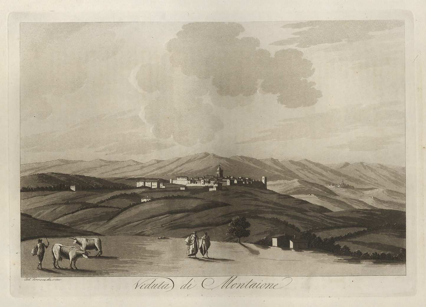 Veduta di Montaione.