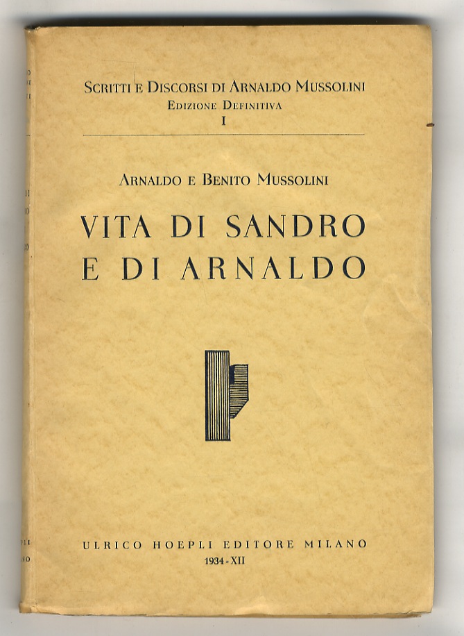 Vita di Sandro e di Arnaldo.