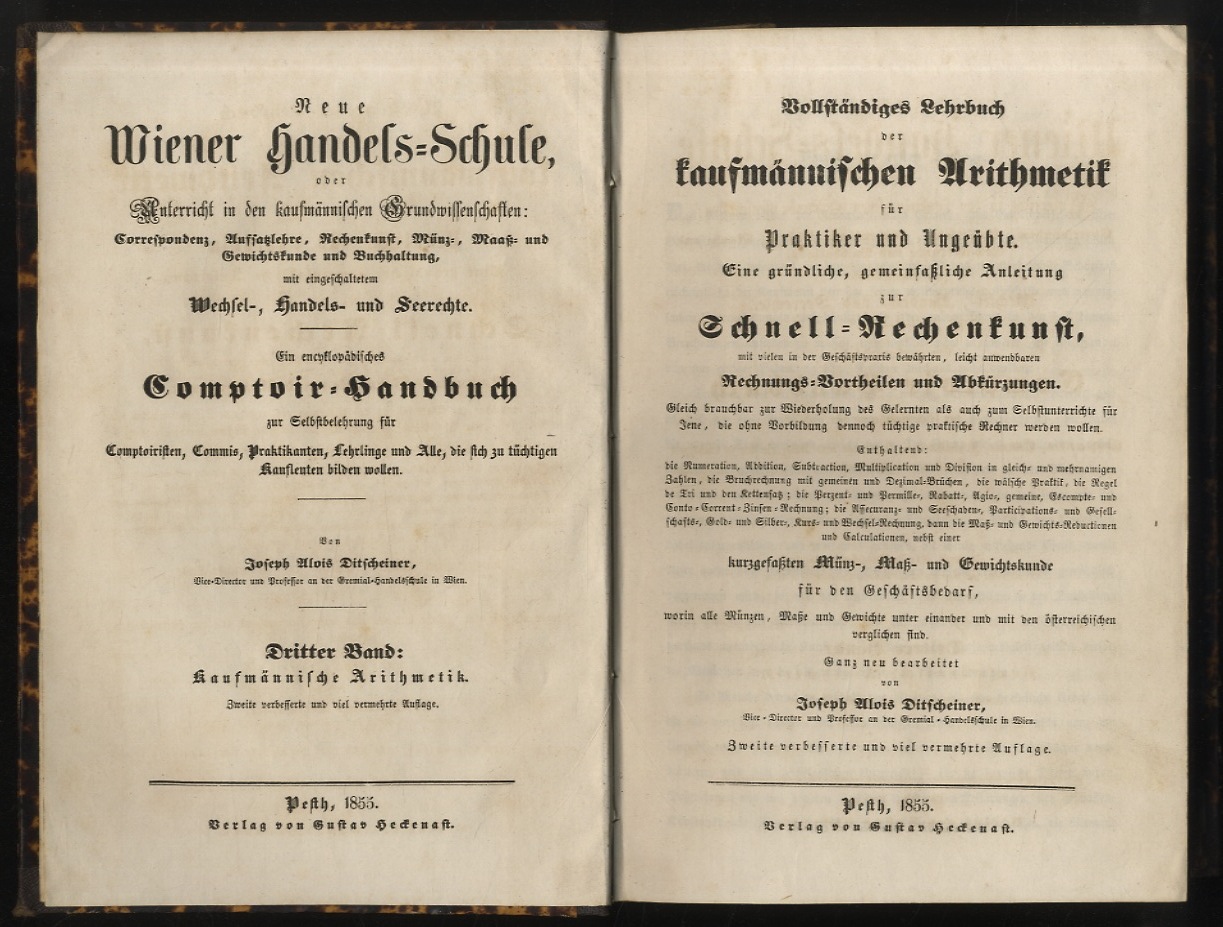 Vollständiges Lehrbuch der kaufmännischen Arithmetik für Praktiker und Ungeübte. Eine …