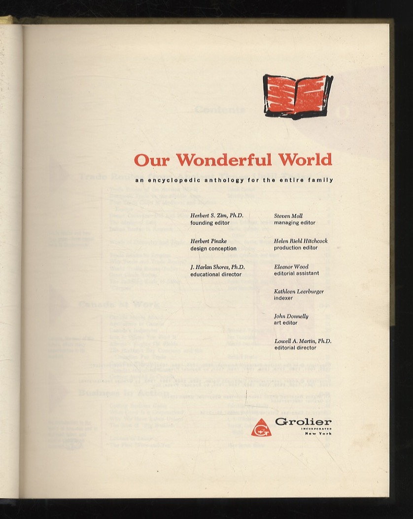 WORLD (OUR WONDERFUL). An encyclopedic anthology for the entire family.