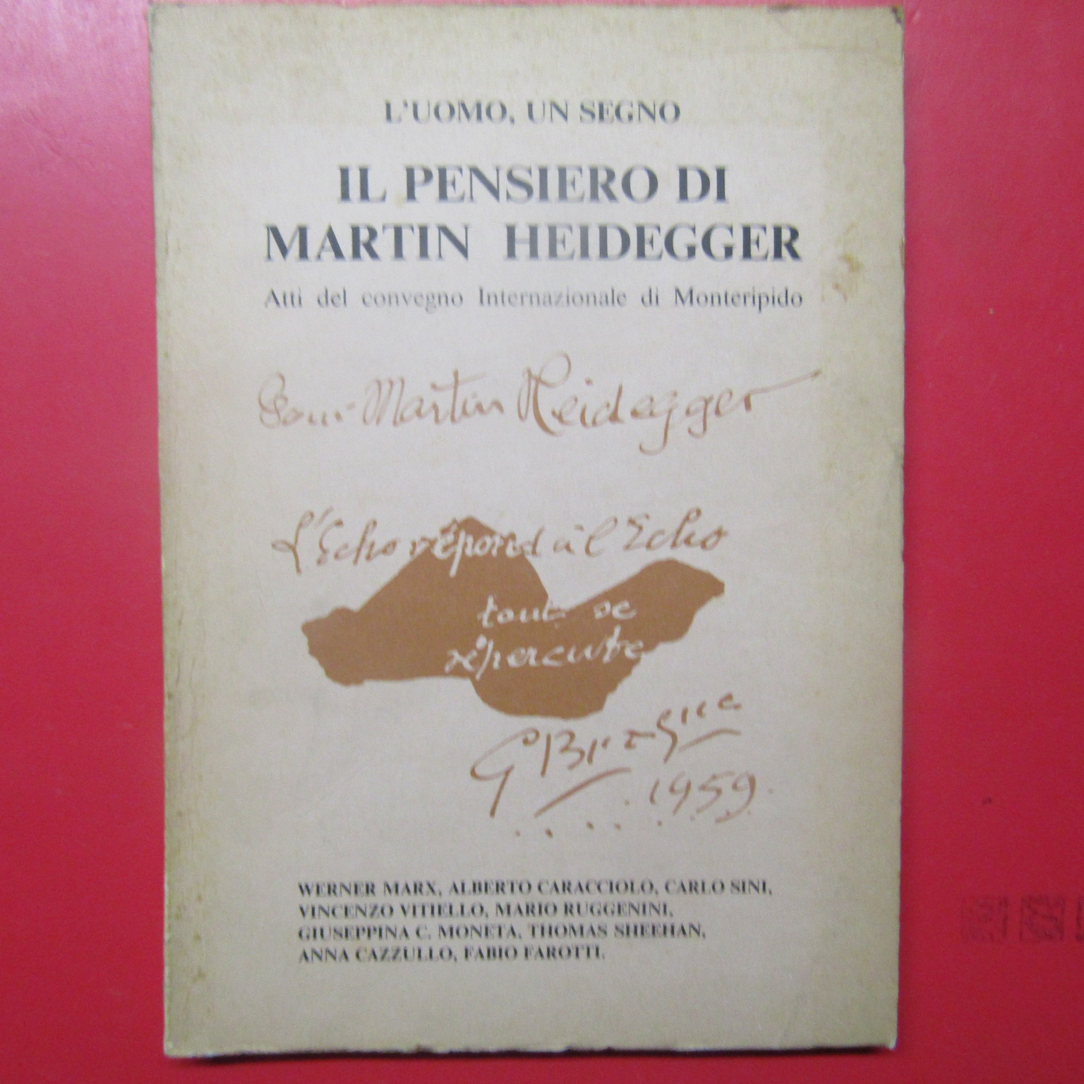 Il pensiero di Martin Heidegger