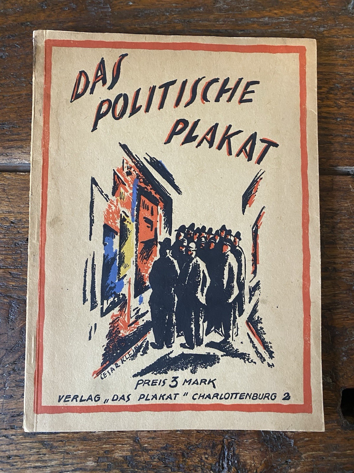 AA.VV. Das Politische Plakat Charlottenburg Verlag das Plakat 1919