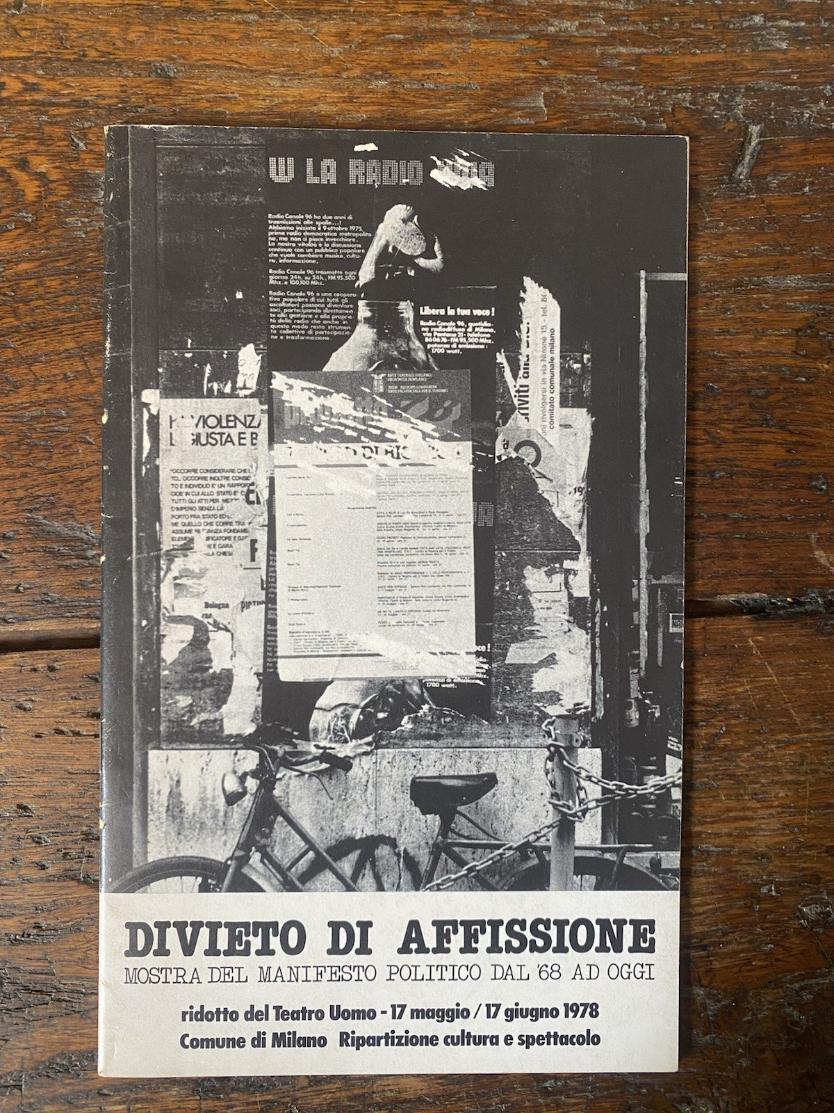 AA.VV. Divieto di affissione Mostra del manifesto politico dal '68 …