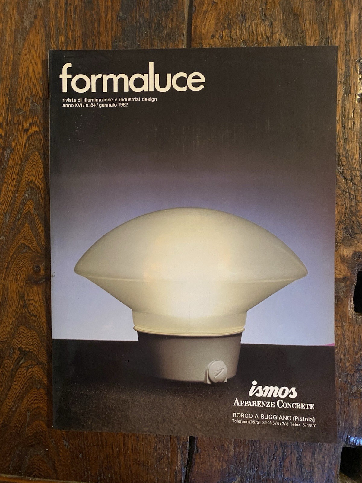 AA.VV Formaluce Rivista di illuminazione e industrial design Anno XVI …