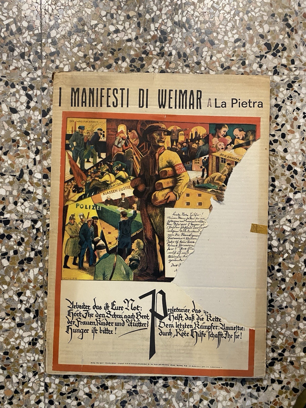 AA.VV. I manifesti di Weimar 1924/1932 Milano la Pietra 1976