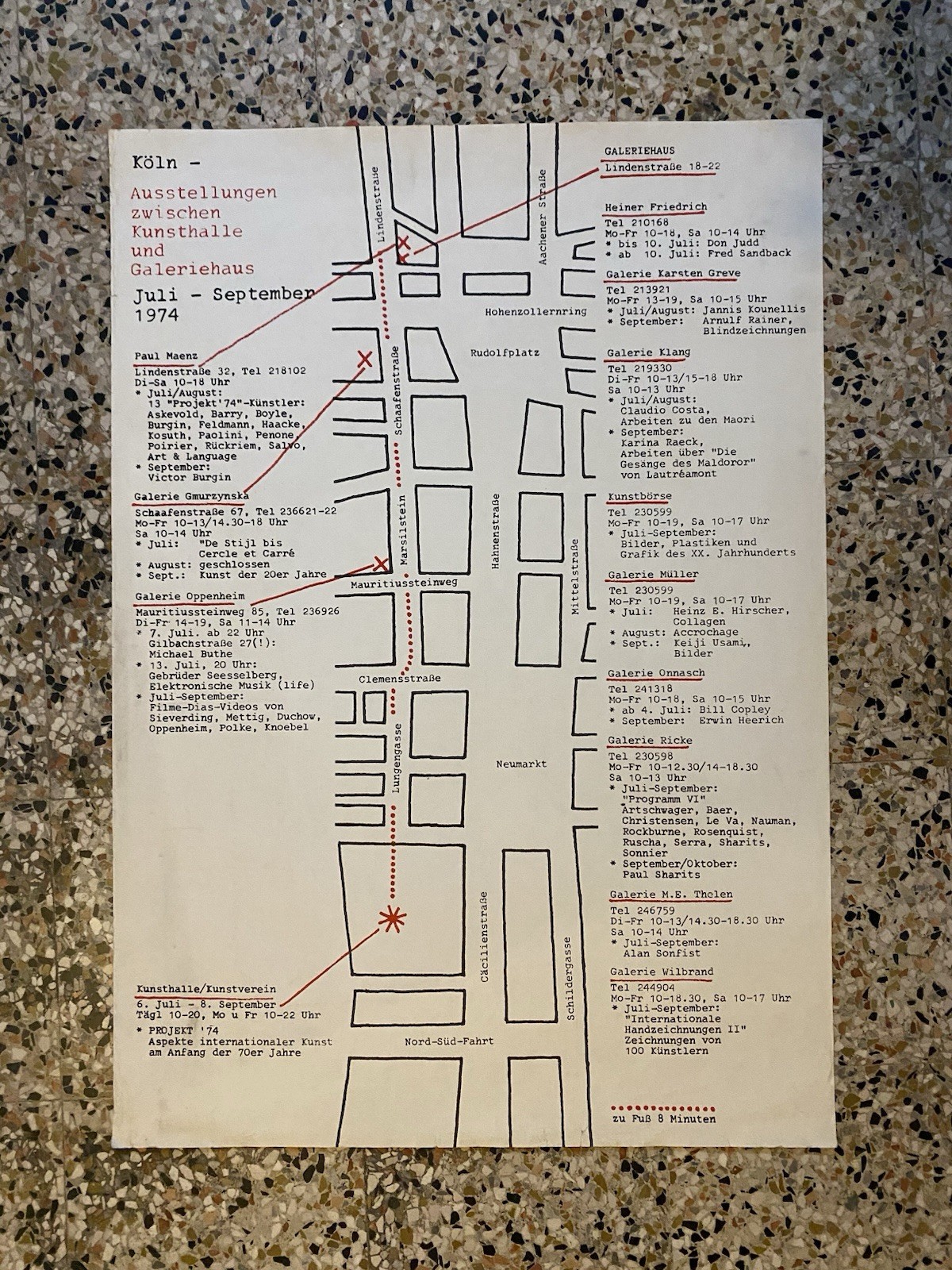 AA.VV. Manifesto / Poster 85 x 60 cm. Projek '74 …