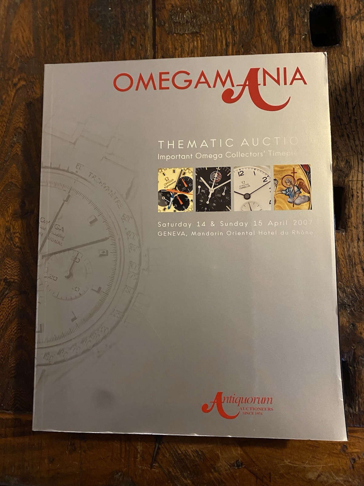 AA.VV. Omegamania Thematic Auction Important Omega Collectors' Timepieces Geneva