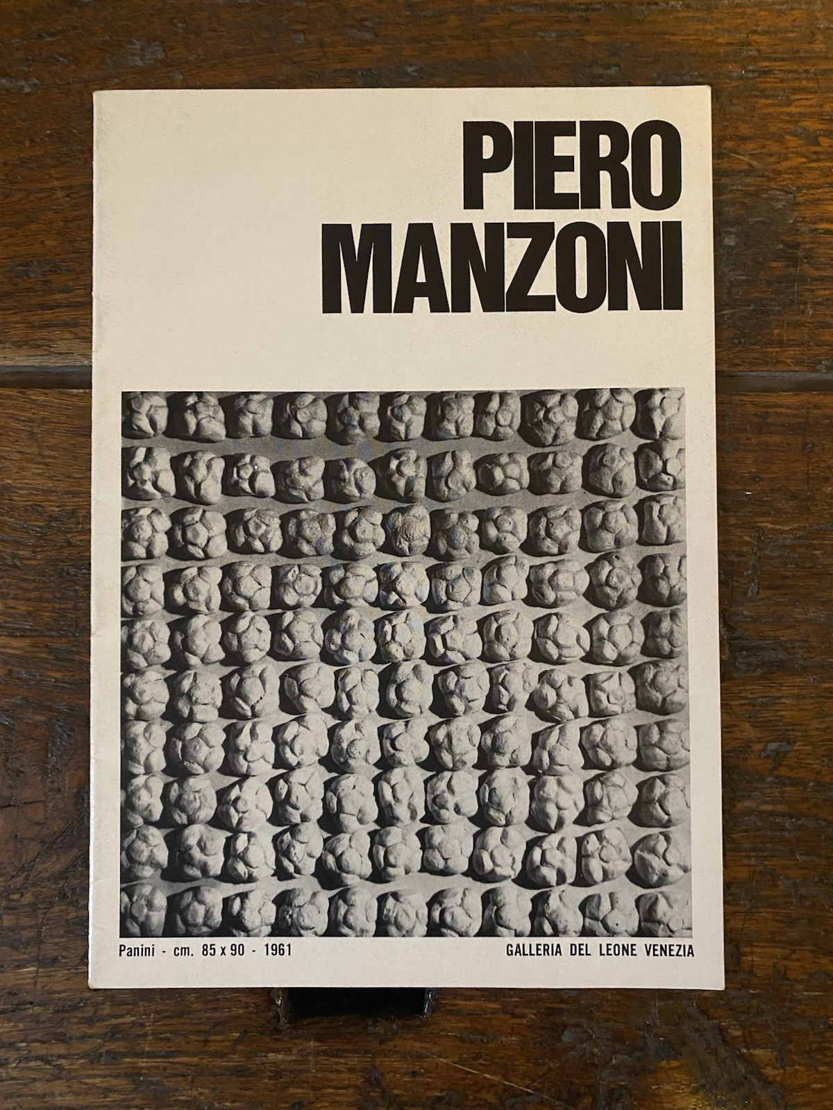 AA.VV. Opere di Piero Manzoni Venezia Galleria del Leone 1968