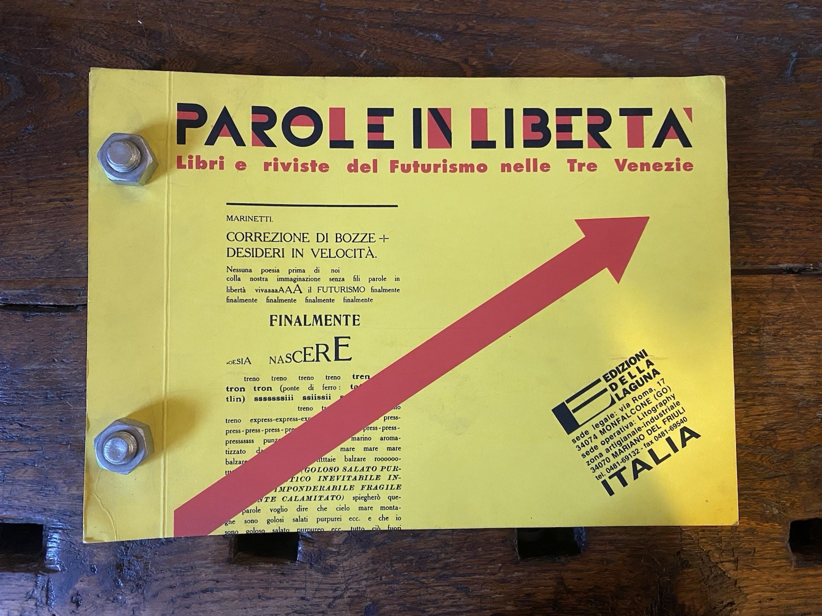 AA.VV. Parole in libertà Libri e riviste del Futurismo nelle …