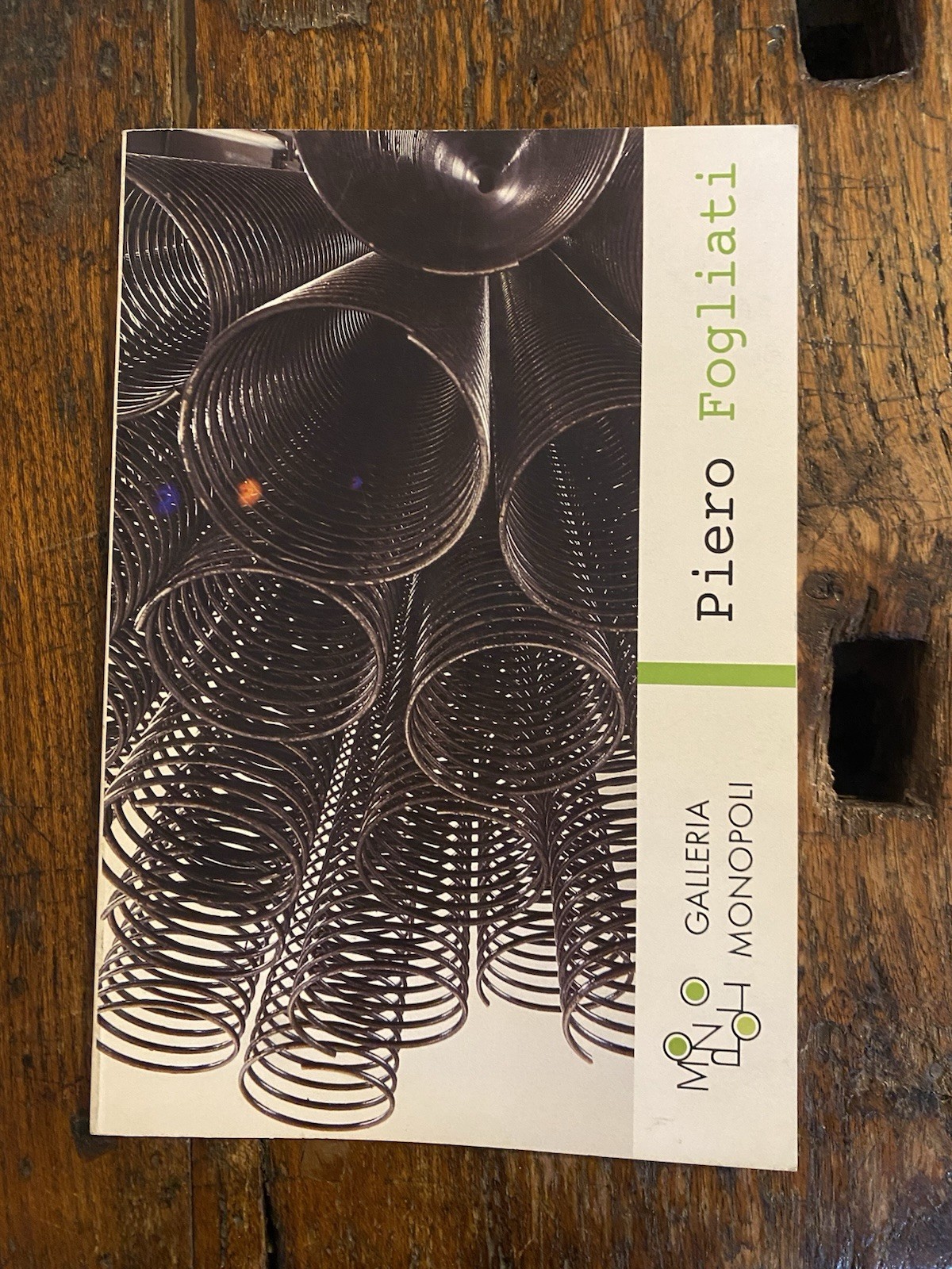 AA.VV. Piero Fogliati Milano Galleria Monopoli 2003