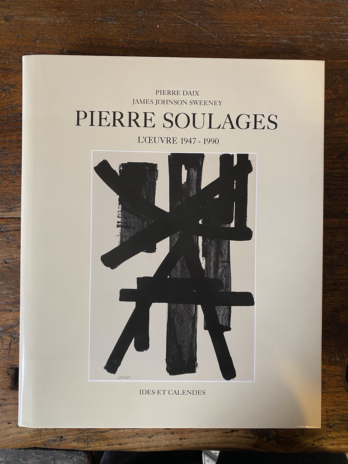 AA.VV. Pierre Soulages L'oeuvre 1947 - 1990 Neuchatel Ides et …