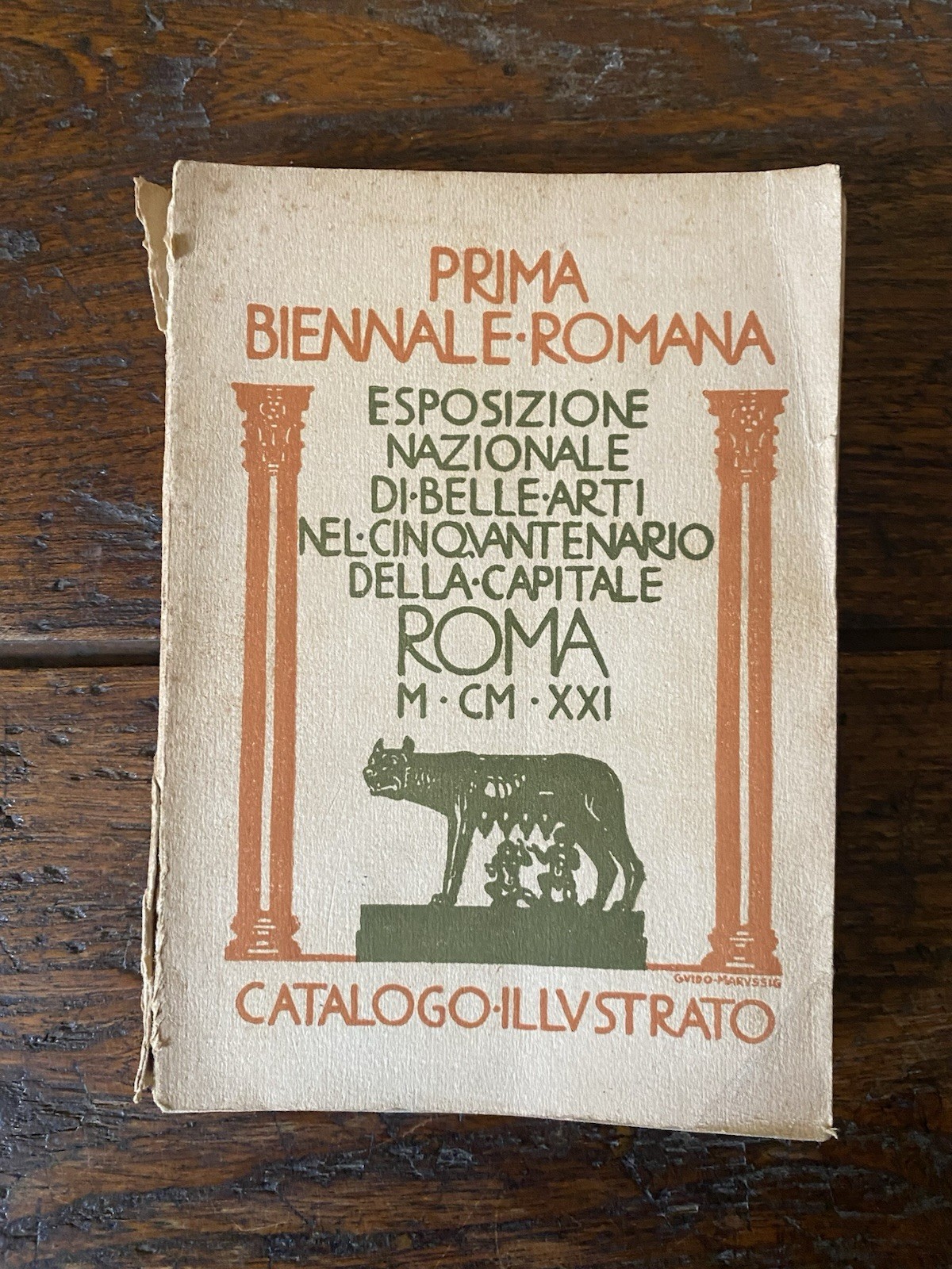 AA.VV. Prima Biennale Romana Catalogo illustrato Bestetti & Tumminelli 1921
