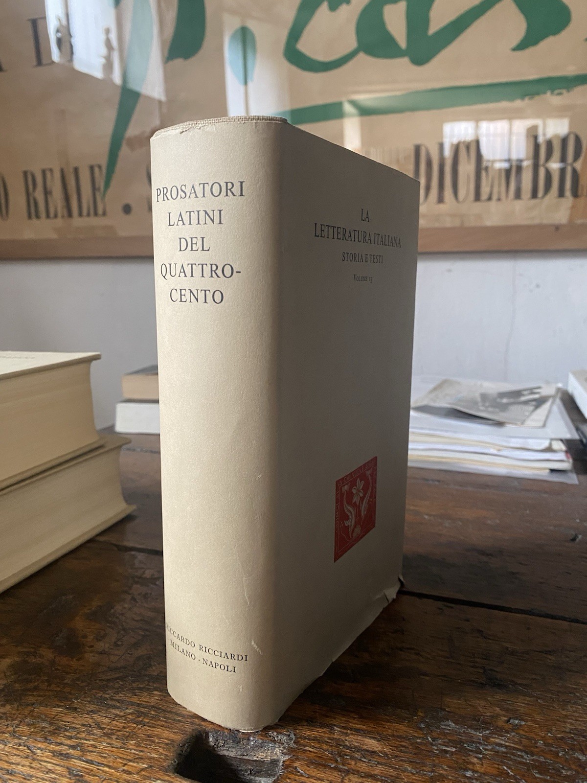 AA.VV. Prosatori latini del Quattrocento Milano - Napoli Ricciardi 1962