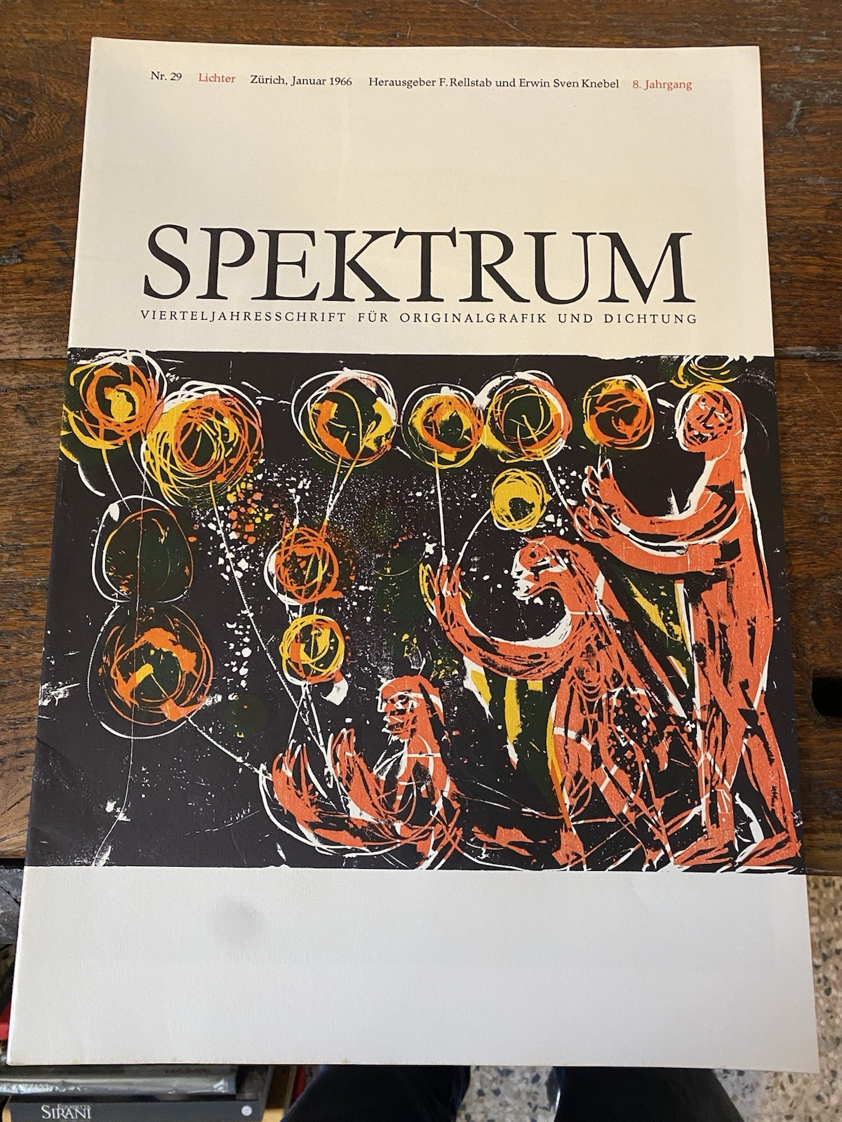 AA.VV. Spektrum Nr. 29 Zurich Januar 1966