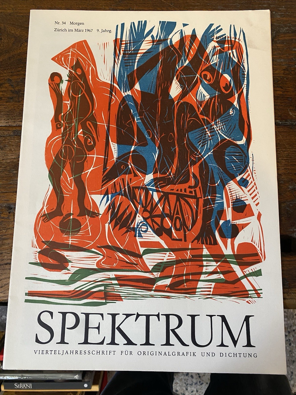 AA.VV. Spektrum Nr. 34 Zurich Marz 1967