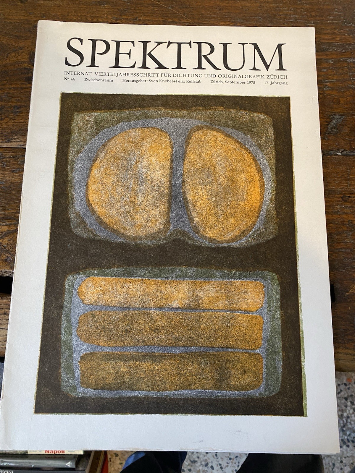 AA.VV. Spektrum Nr. 68 Zurich September 1975