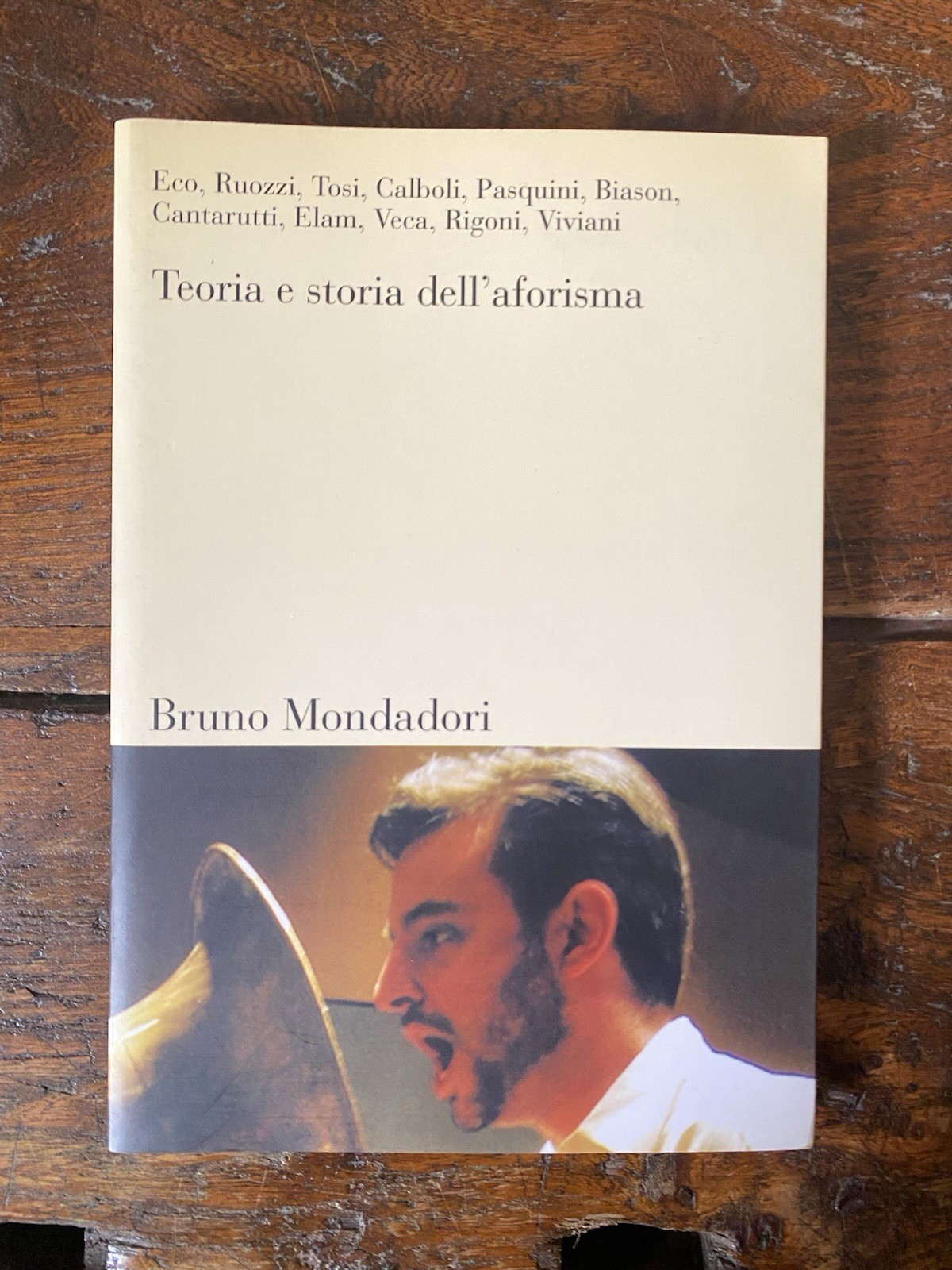 AA.VV. Teoria e storia dell'aforismo Milano Mondadori 2004