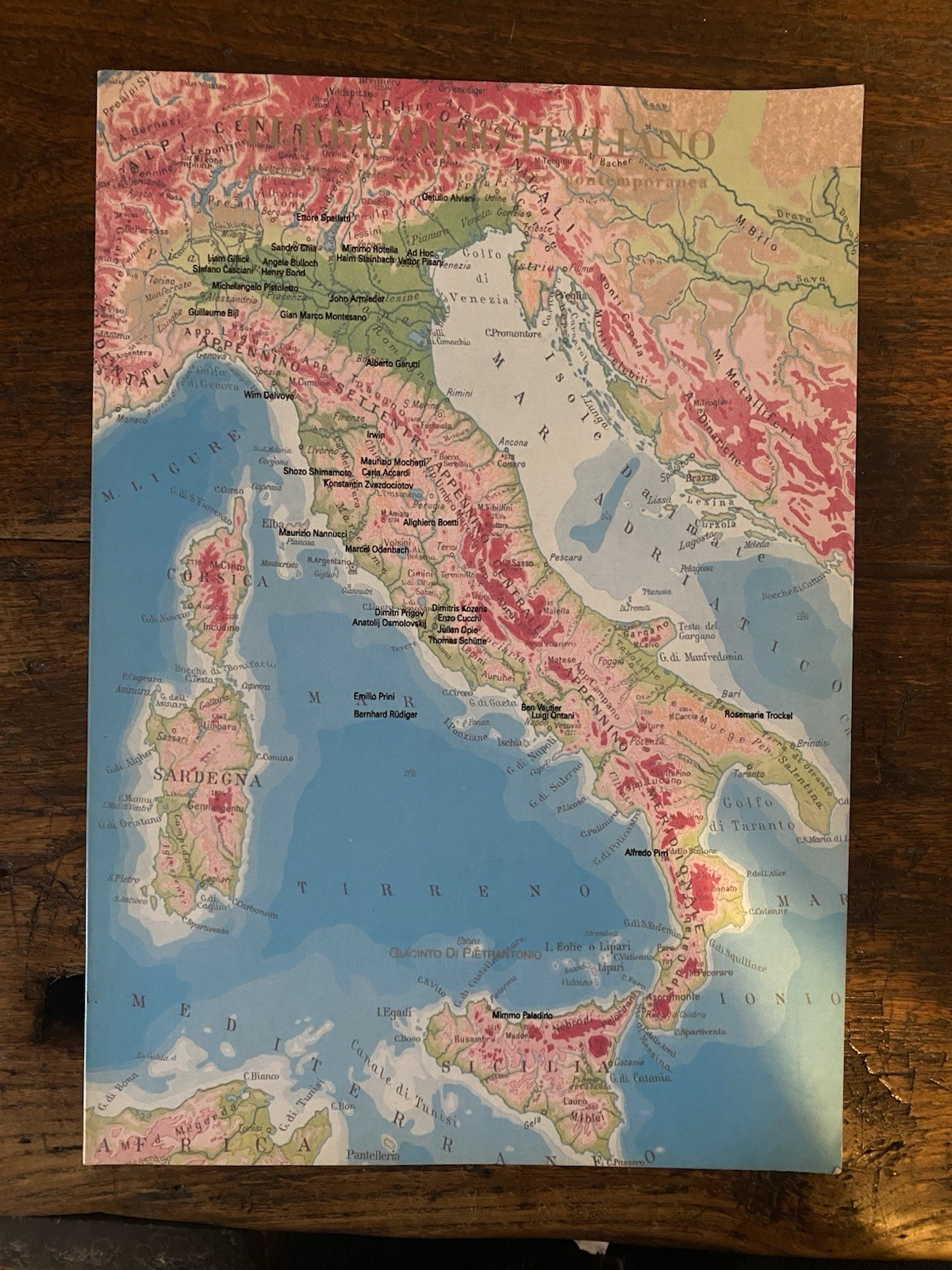 AA.VV. Territorio Italiano Milano Giacinto Di Pietrantonio 1995