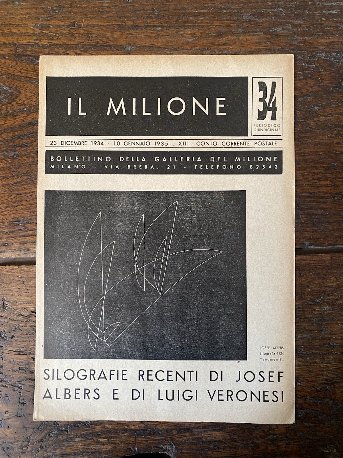 Albert Josef Veronesi Alberto Il Milione n. 34 Bollettino della …